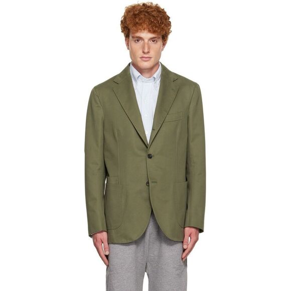 Moss 1851 Men’s Organic Cotton Blend Olive Green Tailored Ankle Pant Suit DIFFER - Picture 15 of 16